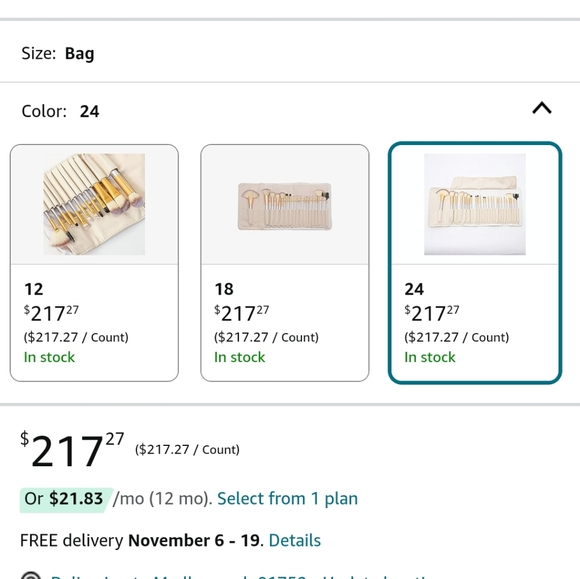 Brand new travel size make up brush set - Picture 16 of 16